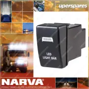 Narva 12V Off/On LED Light Bar Switch for Holden Colourado 08-12 Rodeo 03-08