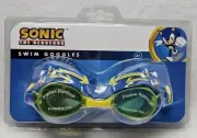Sonic Kids Swim Goggles, Anti-Fog, Adjustable Strap, Ages 3+/New