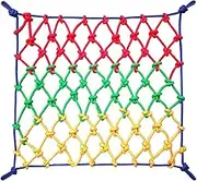 Child Anti-Fall Safety Protection Climbing Net,Outdoor Climbing Netting for Kids Child Nylon Rope Playground Treehouse Play Giant Mesh Cargo Nets(Size:1x1M(3x3FT))