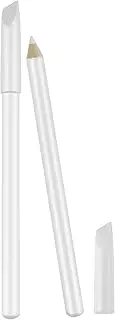 Maitys 10 Pieces White Nail Pencil 2-in-1 Whitening French Manicure Pencil Under Nail with Cuticle Pusher for Manicure Supplies Art DIY Tool