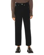 Whistles High-Rise Cropped Corduroy Pants
