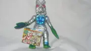 Vintage 1991 Baltan Seijin Sofubi Bullmark Bandai Ultraman Kaiju With Tag Japan