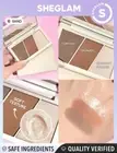 Sheglam Trio Hero Face Palette Bronzer Contour Shimmer Highlighter - SAND