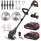 Cordless Electric Weed Wacker 2000W – String Trimmer, Lawn Edger, Brush Cutter