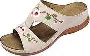 [SBGMoSJ] Diabetic Non Slip Shoes for Women Orthopedic Shoes for Women and for Toe Pain Comfortable Wedges for Women Shoes for Women Sandals Diabetic Opens Up Womens Flat Sandals Camel Sandals for Women