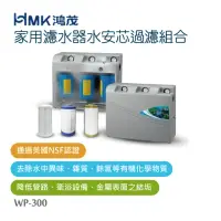 在飛比找momo購物網優惠-【HMK 鴻茂】家用濾水器水安芯過濾組合 不含安裝 WP-3