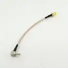 6in CRC9 Male Right Angle to SMA Female Jack Jumper Pigtail 3G Modem RG316 Cable