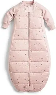 ergoPouch Premium Sleeping Bag 3.5 TOG – 8–24 Months – Daisies Print – A Premium, Silky-Smooth, Wider-Fit Sleeping Bag – 400 Thread Count Organic Cotton – For Toddlers and Preschoolers