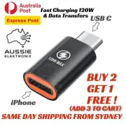 iPhone to USB C Charger Adapter Data Converter iPhone IOS To USB C Type C Male