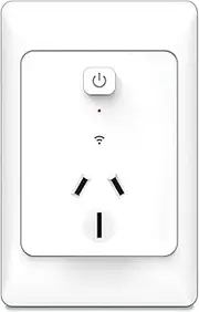 Connect SmartHome Single Smart Powerpoint – Wi-Fi Wall Socket with App Control, Timer & Voice Commands | Works with Alexa & Google Assistant