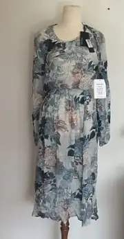 Womens Decjuba Sophia Shirred Waist Dress BNWT $149.95