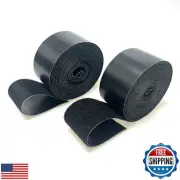 2 Inch x 15 Feet Hook and Loop Tape Sticky Back Fastener Roll, Nylon Self Adh