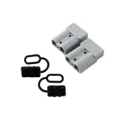 2 Pcs TAG Heavy Duty Connector Sets - 50Amp Anderson Plugs & Connector Covers