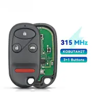 Dandkey 3/4 Buttons Remote Control Car Key Fob 315/433MHz For Honda Civic 2001 -2005 Accord Acura TL 1998-2003 CR-V 1997-2001 KOBUTAH2T
