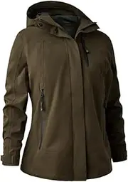 [Deerhunter] Sarek Shell Jacket with Hood - Fallen Leaf X-Large Green