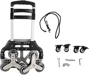Trailer Hand Truck Folding Hand Truck Climbing Hand Truck Portable Luggage Cart Folding Trolley Pull Cart for Shopping Traveling Home Hand Truck