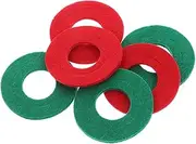 HORIALENCE 6pcs Battery Terminal Washers Durable Fiber Spacers for Car Battery Protection Easy Installation Wear Resistance Essential Maintenance Kit