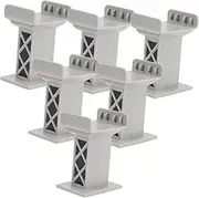 6 Track Bridge Risers Train Toys Accessories Boys and Girls Railway Toy Set Parts