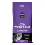Worlds Best Cat Litter Clumping Multi-Cat Litter Odour Control Lavender 12.7kg