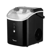 Vevare Nugget Ice Maker Portable Machine 15kg Ice Cube Tray Bar Countertop Black