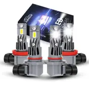 H11 9005 Luces Fuertes Para Auto Coche Luz Carro Bulbs LED SUPER Blanco Hi/lo 4X