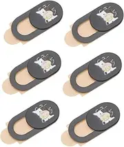 OSALADI 6pcs Privacy Cover Camera Webcam Slider Webcam with Privacy Webcam Covers Black