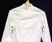Dickies Chef Coat 50 White Grand Master CW070101 Jacket Egyptian Cotton Twill