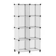 8 Cube Storage Organizer, Closet Organizer Storage Shelf, Bookcase Bookshelf,...