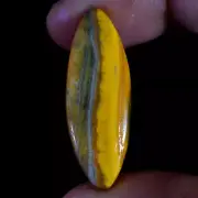 14.10 Cts. 100%Natural BumbleBee Jasper Cabochon Gemstone For Pendant Jewelry