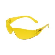 Mcr Safety Checklite® Cl1 Frameless Safety Glasses, Polycarbonate Amber Lens