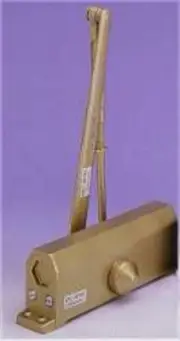 Cal-Royal 300-PCOV GO Door Closer W/Cover Gold Tone Finish