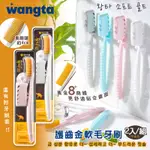 ☁️韓國 WANGTA 護齒金軟毛牙刷 2入/組(附牙刷套)🦷牙刷 軟毛牙刷 韓國牙刷 口腔照護 清潔 牙齒清潔 附刷套