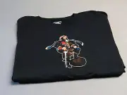 CAPTAIN MORGAN RUM LARGE T SHIRT tee top black advertisement NEW
