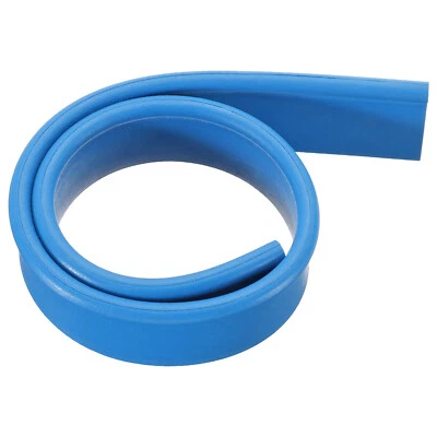 Window Glass Shower Doors Replacement Squeegee Rubber 11.81 Inch, Blue