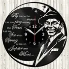 Frank Sinatra Vinyl Record Wall Clock Decor Handmade 3907