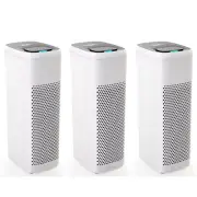 3 Pack Air Purifiers Cleaner For Home Large Room H13 True HEPA Washable Filter