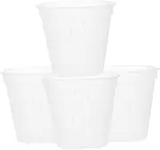 BESPORTBLE 4pcs Seedling Pot Plants Wicker Clear Tea Kettle Propagating Houseplant Container Unique Vases Clear Pots Outdoor Hydroponic Inside Terracotta Teapots Plastic Orchid Pot White Pp