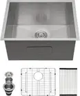 12“ Deep Laundry Sink Undermount - 24 Inch Undermount Utility Sink Stainless Ste
