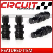 Circuit VS33 Black Short Aluminum Bolt-In Valve Stems Fits Mazda Scion xB FR-S