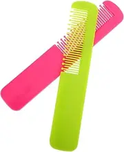 IWOWHERO Soft Toddler Brush Comb Set 2pcs Gentle Cradle Cap Brush for Newborns Toddlers Safe Abs Material