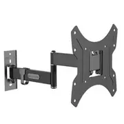 Loctek Pro Mount, 14"-43" Full Motion TV Wall Mount - Max Load 25kg - Max VESA 200x200mm - Tilt -2+12deg - Swivel -90 +90deg. - TV To Wall 38-402mm - 5 Years Warranty [PSW732]