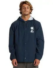 [Quiksilver] Rain Cloud Hooded Track Jacket in Dark Navy