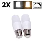 2X Dimmable LED Candle Lamp 3W Cool/warm 2835SMD Bulbs Light 110V For Home E27