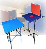 Table Tennis Rebound Board,Folding Pingpong Return Board Combination,Single Player Training Catch Board,for Home Gyms Schools