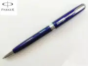 Excellent Parker Sonnet Ballpoint Pen Blue Silver Clip 0.7mm Ink M Black Refills