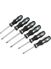 Draper Tools Soft Grip Screwdriver Set 6 Piece (63588)