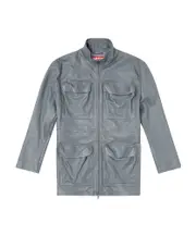 L-Wen leather jacket 44,36,38,40,42 grey