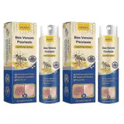 Soothing Moisturizing Psoriasises Liquid Portable Anti-itch Body Care Liquids Body Care Supplies 2pcs