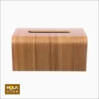 在飛比找momo購物網優惠-【HOLA】Bent木質面紙盒-淺木色