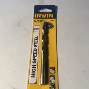 Irwin 60520 5/16" High Speed Steel Fractional Straight Shank Drill Bit